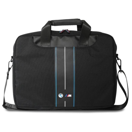 BMW Nylon Blue Stripe - 16" Notebook Bag (black)