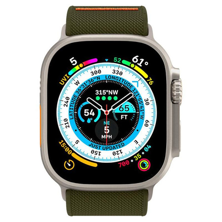 Spigen Fit Lite Ultra - szíj Apple Watch 42/44/45/49 mm-es órához (khaki)