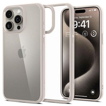 Spigen Ultra Hybrid - Gehäuse für iPhone 15 Pro (Titanium)