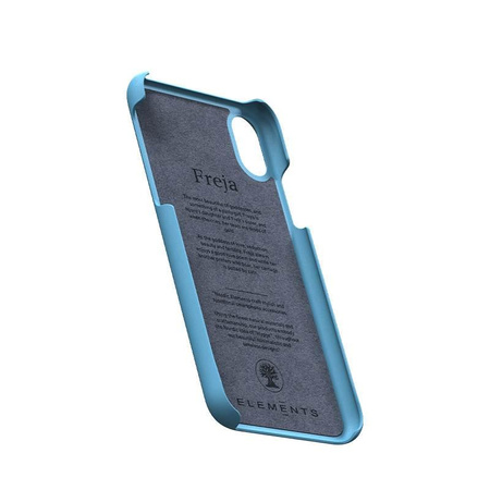 Nordic Elements Saeson Freja - Materiałowe etui iPhone Xs / X (Petrol)