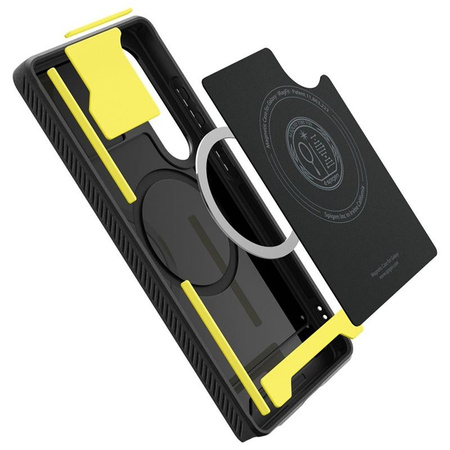 Spigen Rugged Armor MagSafe - tok Samsung Galaxy S25 Ultra (matt fekete)