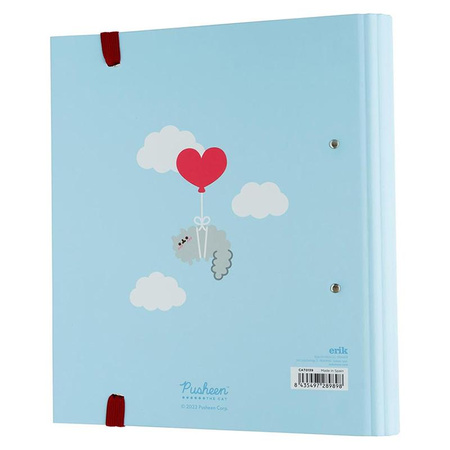 Pusheen - A4-Ordner aus der Purrfect Love Kollektion (2 Ringe, Gummiband)