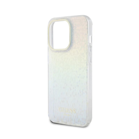 Guess IML Faceted Mirror Disco Iridescent - iPhone 15 Pro Case (Iridescent)