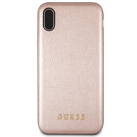 Guess Iridescent - iPhone Xs / X tok (rózsaarany)