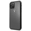 Ferrari Real Carbon Heritage - iPhone 11 Pro tok (fekete)