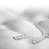 Cellularline Soft Cable - USB-C auf USB-C Kabel 1,2 m (grau)