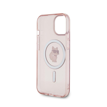 Karl Lagerfeld IML Choupette MagSafe - Coque pour iPhone 15 (rose)