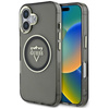 Guess IML Metal Mountain Logo MagSafe - Hülle für iPhone 16 (schwarz)
