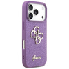ETUI DO IPHONE 17 PRO GUESS GLITTER ORYGINALNE FIOLETOWE BROKATOWE MODNE