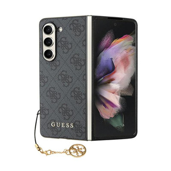 Guess 4G Charms Collection - pouzdro pro Samsung Galaxy Z Fold 5 (šedé)