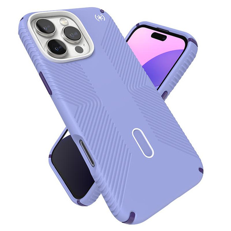 Speck Presidio2 Grip ClickLock & MagSafe - Coque iPhone 16 Pro Max (Future Lavender / Cassis Purple / White)