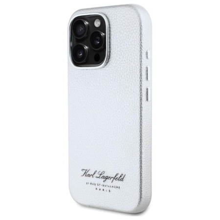 Karl Lagerfeld Hotel RSG - Hülle für iPhone 16 Pro (grau)