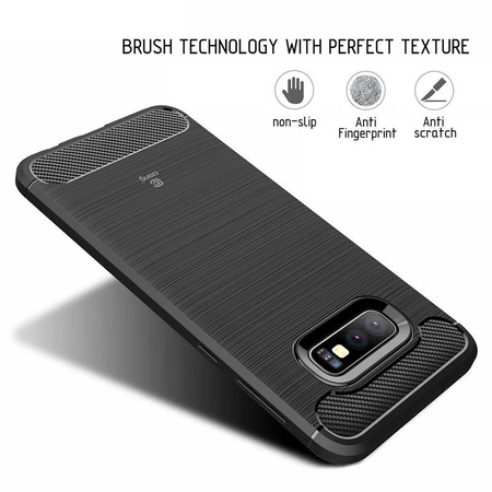 Kryt Crong Soft Armour - pouzdro pro Samsung Galaxy S10e (černé)