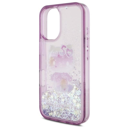 Hello Kitty Liquid Glitter 50TH Anniversary Party - Case for iPhone 16 (purple)