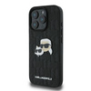 Karl Lagerfeld Monogram Karl & Chaoupette Head Pin - iPhone 16 Pro Max Case (black)