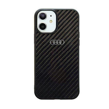 Audi Carbon Fiber - iPhone 11 Tasche (Schwarz)