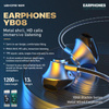 WEKOME YB08 Blackin Series - HiFi jack 3.5 mm wired headphones (Green)