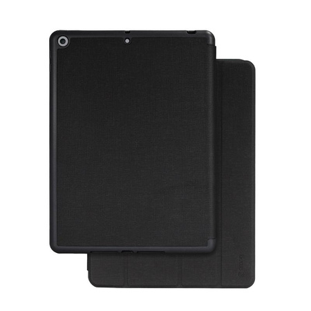 Crong FlexFolio - iPad 10.2" (2021-2019) Case with Apple Pencil (black)