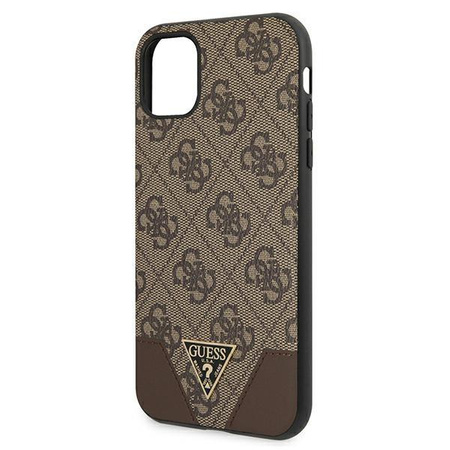 Guess 4G Triangle Collection - Coque pour iPhone 11 (marron)