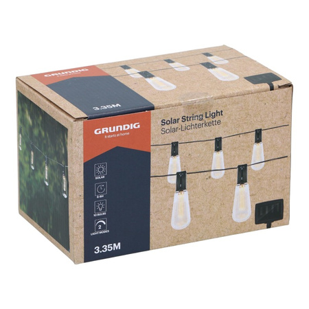 Grundig - Solar-Garten-LED-Lichter 3,35 m