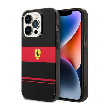 Pouzdro Ferrari Combi MagSafe - iPhone 14 Pro Max (černé)