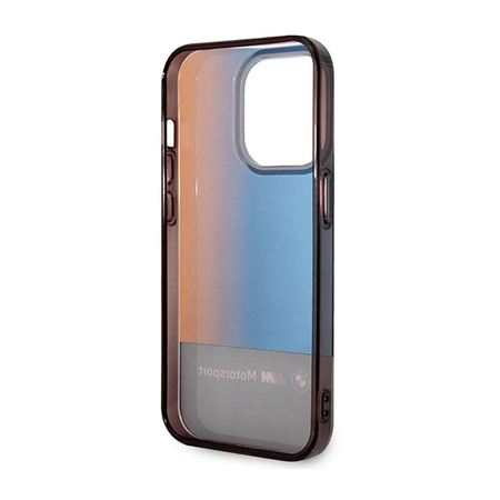 BMW Half Tricolor - iPhone 14 Pro tok (fekete)