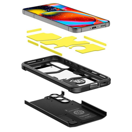 Spigen Tough Armor - Gehäuse für Samsung Galaxy S23+ (Schwarz)