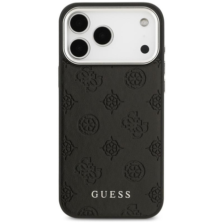Guess Peony Hot Stamp Script MagSafe - Hülle iPhone 17 Pro Max (schwarz)
