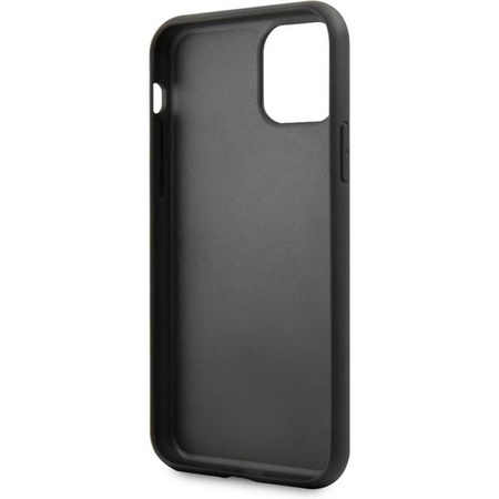 Guess Double Layer Glitter Case Logo Multicolor - Etui iPhone 11 (Black/Multicolor)