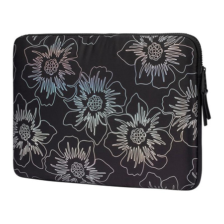 Kate Spade New York Puffer Sleeve - obal na MacBook Pro 16" / Laptop 16" (Hollyhock Iridescent Black)