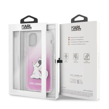 Karl Lagerfeld Choupette Fun-Sonnenbrille - iPhone 11 Etui (rosa)