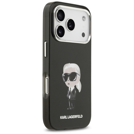 Karl Lagerfeld IML Aquarelle Karl & Logo MagSafe - Case iPhone 17 Pro (Black)