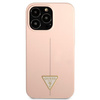 Guess Silicone Triangle Logo - iPhone 13 Pro Case (pink)