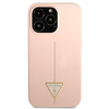 Guess Silicone Triangle Logo - iPhone 13 Pro Max Case (pink)