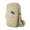 Hello Kitty Quilted Bows Strap - Crossbody Handytasche (gold)