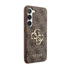 Guess 4G Großes Metall-Logo - Samsung Galaxy S24+ Tasche (braun)