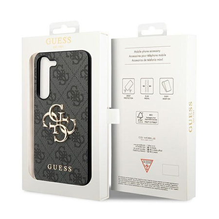 Guess 4G Big Metal Logo - Samsung Galaxy S24 tok (fekete)