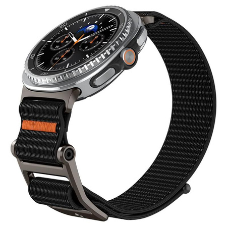 PASEK DO GALAXY WATCH 8 | 8 CLASSIC 40 44 46 SPIGEN ORYGINALNY CZARNY