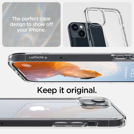 Spigen Ultra Hybrid - tok iPhone 15 Plus / iPhone 14 Plus készülékhez (átlátszó)