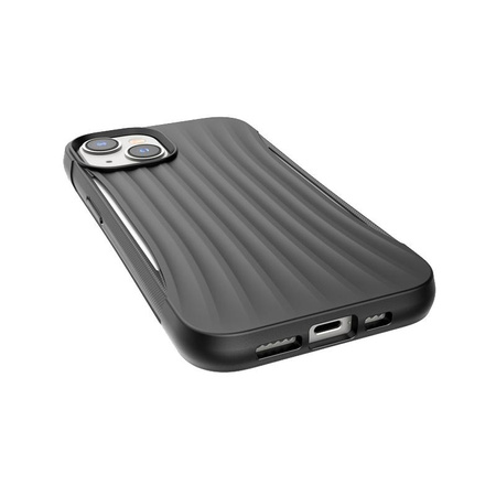X-Doria Raptic Clutch - Étui biodégradable pour iPhone 14 (Testé en chute de 3m) (Noir)