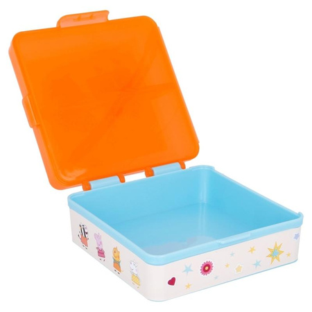 Peppa Pig - Śniadaniówka Lunchbox kwadratowy Świnka Peppa