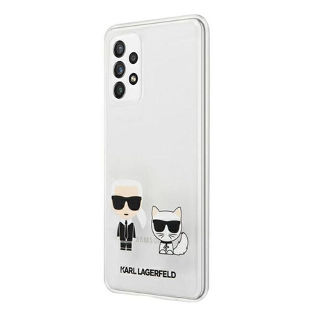 Karl Lagerfeld Ikonik & Choupette - Samsumg Galaxy A52 / A52S tok (átlátszó)