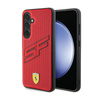 Ferrari Big SF perforált - Samsung Galaxy S24 tok (piros)