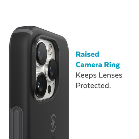 Speck CandyShell Pro + MagSafe - Etui iPhone 14 Pro z powłoką MICROBAN (Black / Slate Grey)