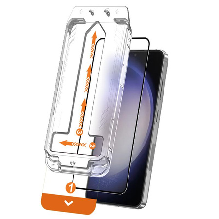 Crong EasyShield 2er-Pack - Samsung Galaxy S25 / S24 gehärtetes Glas (2 Stück)