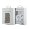 Guess 4G Leather Metal Logo MagSafe - Power Bank induktiv 5000 mAh 15W MagSafe (braun)