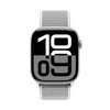 Crong Nylon - Sportovní řemínek pro Apple Watch 38/40/41/42 mm (Stříbrnošedý)