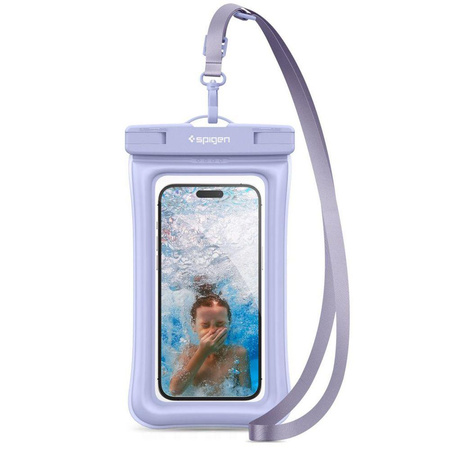 Spigen A610 Universal Waterproof Float Case - Gehäuse für Smartphones bis zu 6,9" (blau)