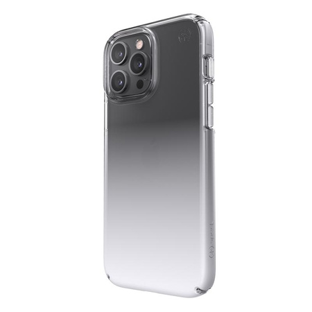 Speck Presidio Perfect-Clear + Ombre - iPhone 13 Pro Max / iPhone 12 Pro Max Case with MICROBAN Coating (Clear/Atmosphere Fade)