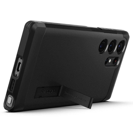 Spigen Tough Armor - Hülle für Samsung Galaxy S23 Ultra (Schwarz)